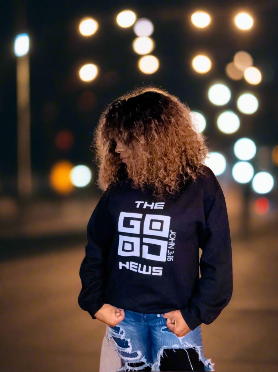 Black Good News Sweatshirt