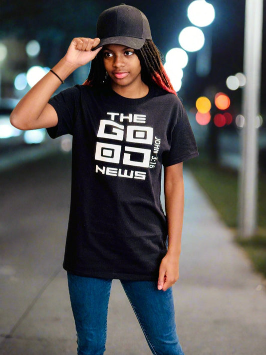 Black Good News T-Shirt